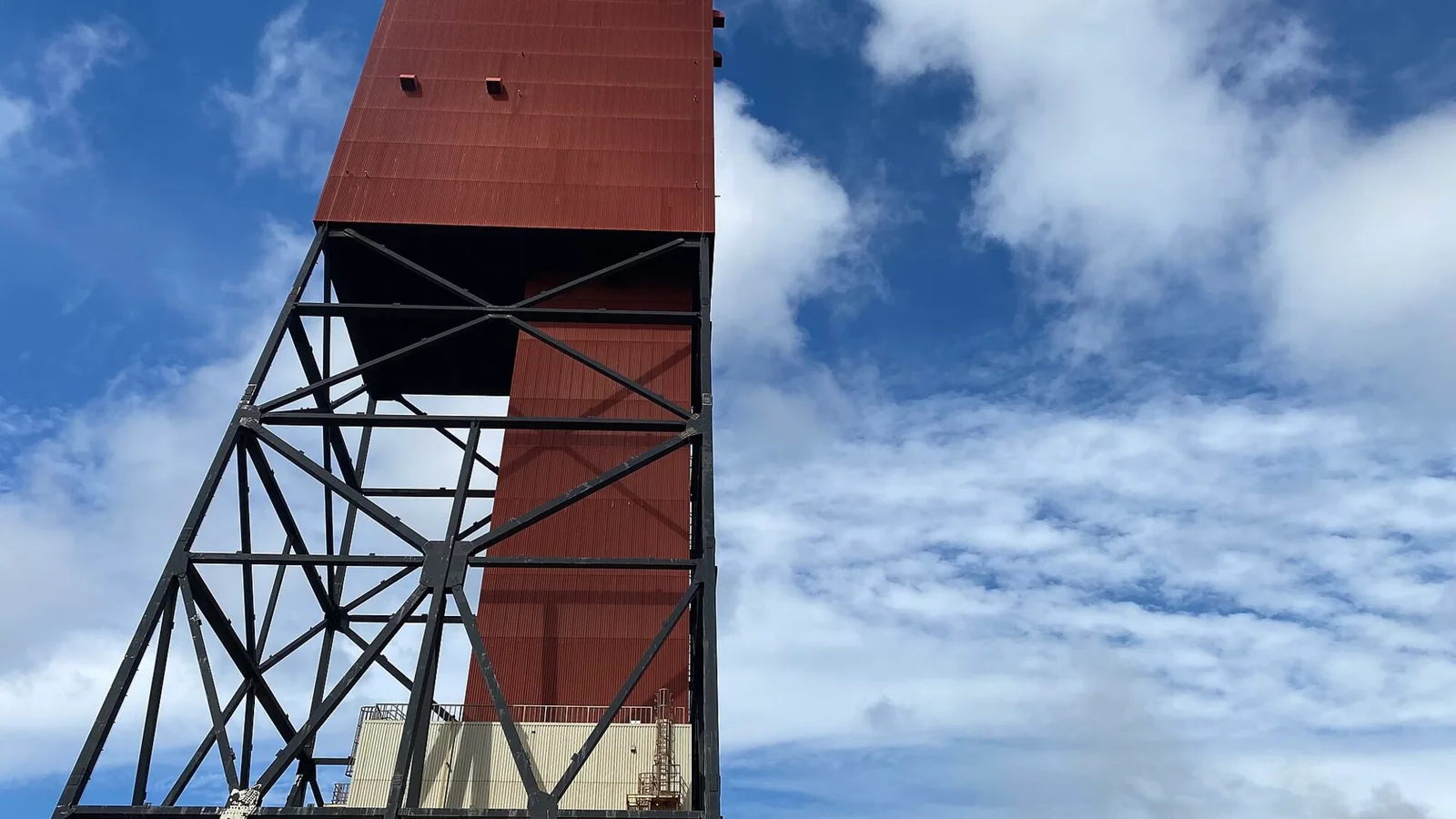 The headframe at the Rocanville Nutrien potash mine in Saskatchewan