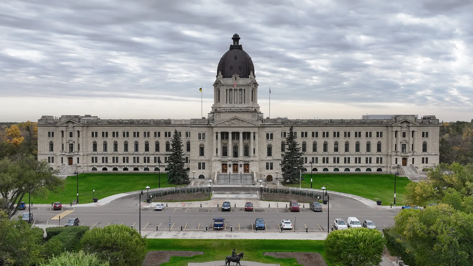 The Saskatchewan Legislative Building in Regina.