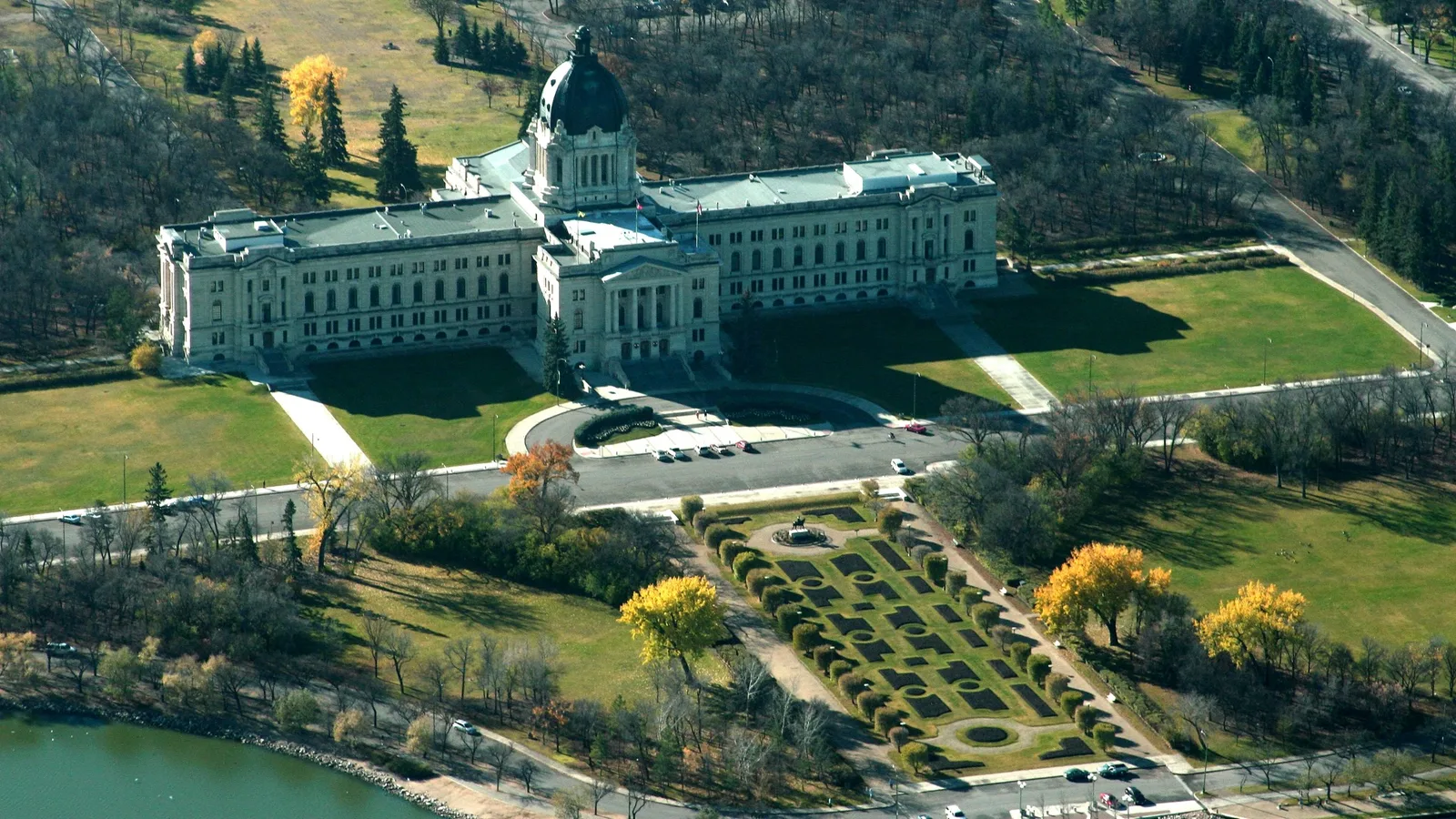 The Saskatchewan Legislative Building in Regina, seat of the provincial government behind the chronic wasting disease testing decision.